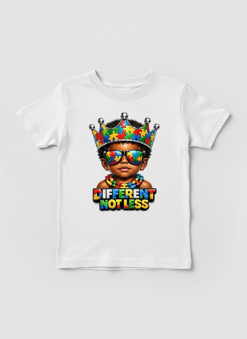Spoyld Bratz " Different Not Less" Autism Awareness Kids T-shirts and Sets